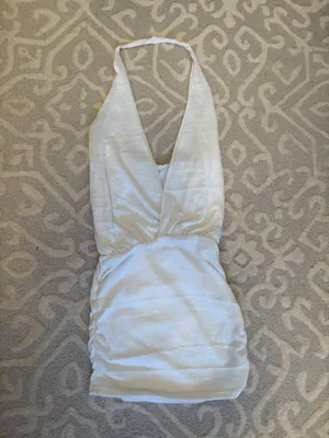 White mini bodycon dress thumbnail 3