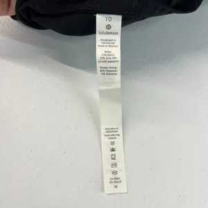 Lululemon On The Move‎ Pant Lightweight Womens 10 Black Tailored Sweat Wicking thumbnail 10