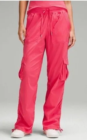 Lululemon Dance Studio Relaxed-Fit Mid-Rise Cargo Jogger Glaze Pink Sz Small New thumbnail 1