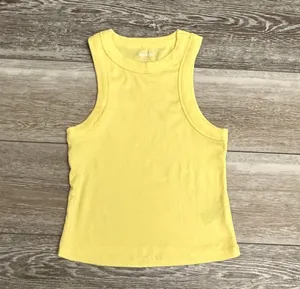 Sz XS Yellow Rib Knit Tank Top Adorable!! thumbnail 2