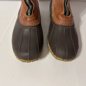 L.L. Bean leather rain winter Duck boots men size 9 M/ GM- Women size 10 M thumbnail 4