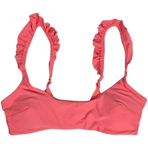 aerie Ruffle‎ Scoop Bikini Top M NWT thumbnail 1