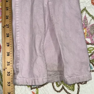 ZARA women’s size 6 lavender light purple front slit jeans business casual thumbnail 6