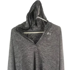 Under Armour‎ Grey Women's Size Small Grey Hooded Running Top thumbnail 2