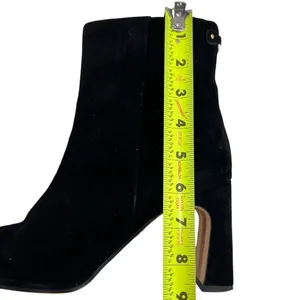 Sam Edelman Irie Black Suede Square Toe Heeled Bootie thumbnail 10