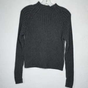 Ribbed Gray Sweater‎ Gray thumbnail 5