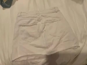 White mud pie jean skirt thumbnail 2