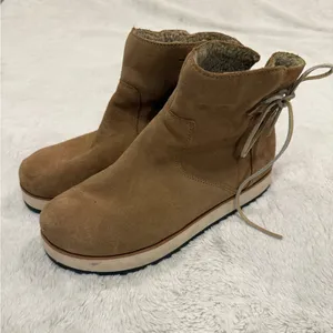 Merrell Juno Bluff Polar Waterproof Boots Camel Brown Size 10.5 thumbnail 2