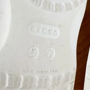 Crocs Classic Perforated Slide Sandals White 5‎ Mens 7 Womens thumbnail 8