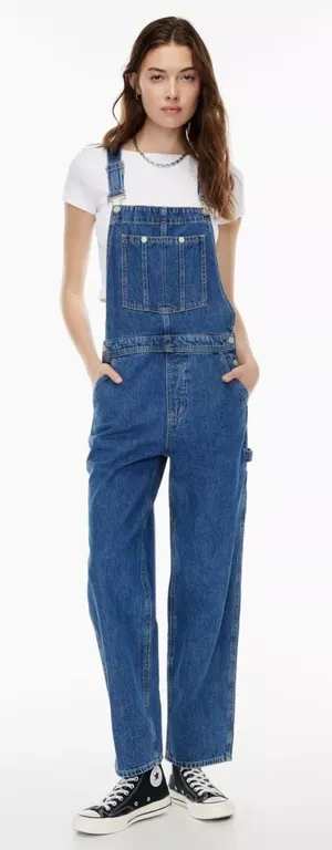 Aritzia Sunday Best Denim Overalls Medium thumbnail 1