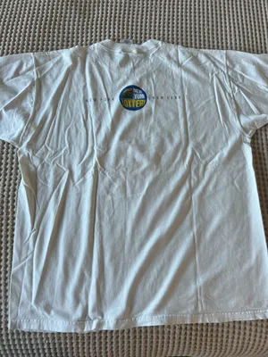 Lotto New York white cotton t-shirt with black text graphic, size XL #newyork thumbnail 2