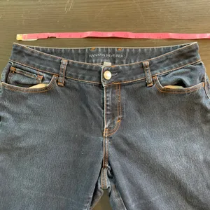 Banana Republic Women's Dark Wash Denim Jeans Size 30‎ Bootcut Classic READ FLAW thumbnail 8