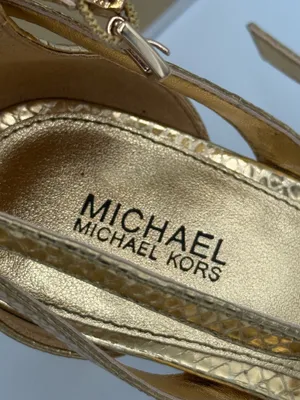 Michael Kors Heels Gold 7 thumbnail 6