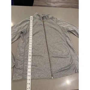 Simply Southern‎ Full Zip Jacket Gray Medium Athleisure Activewear Womens thumbnail 2