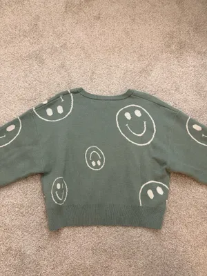 Altar'd State Smiley Face Sweater thumbnail 2