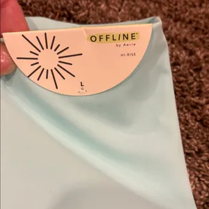 Aerie Light Blue Leggings thumbnail 3