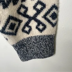 A New Day Fair Isle Mock Neck Cheers Sparkle Sweater in XS thumbnail 9