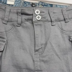 Grey cargo mini skirt Gray Size XS thumbnail 2
