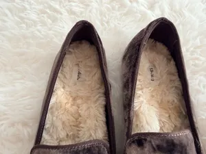 Birdies The Starling Velvet Faux Fur Lined Loafers Size 7.5 thumbnail 6