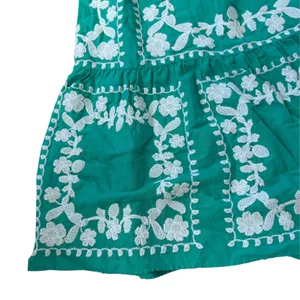 Sézane Sabine Dress Ecru Green thumbnail 7