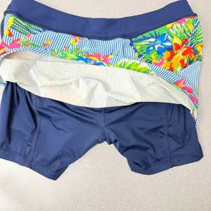 RLX Ralph Lauren Floral Skort Small Blue Multi Tropical Colorful Golf Tennis thumbnail 11