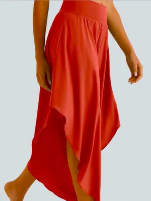 NWOT Halara Breezeful Palazzo pants Pompeiian Red large thumbnail 1