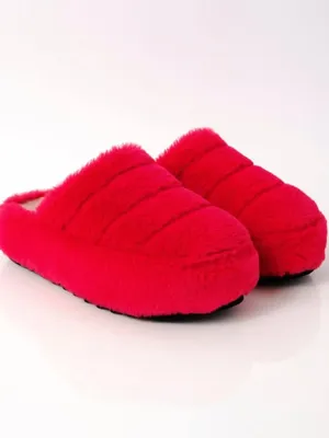 FREE PEOPLE NIB NWT It's A Vibe Platform Slippers / Dragon Fruit thumbnail 9