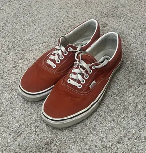 Brick Red Vans Era Shoes thumbnail 1