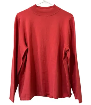 Pendleton Long Sleeve Silk Blend Blouse Women Size XL Pullover Casual Business thumbnail 1