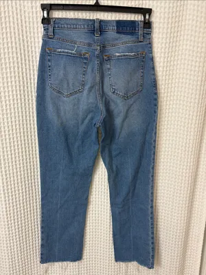 Abercrombie & Fitch Curve Love The Ankle Straight Ultra High Rise 27/4 thumbnail 4