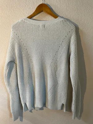 A New Day White Sparkle Sweater thumbnail 3