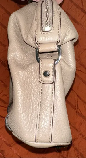Michael Kors Bedford Medium Belted Leather Satchel – Taupe / Dark Khaki thumbnail 9