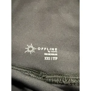 OFFLINE by Aerie Real Me Crossover‎ Skort Dark Gray XXS High Waist Ruffle Tennis thumbnail 4