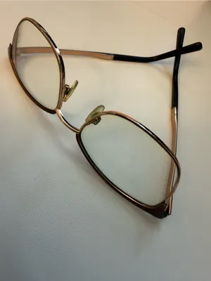 Michael Kors Two-Tone Rose Gold and Brown Aviator Glasses thumbnail 2