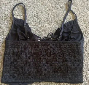 Cider Satin Lace-Up Corset Top thumbnail 7