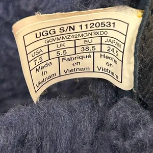 UGG Adirondack III Velvet Croc Navy Blue Waterproof Snow Boot Size 7.5 Women thumbnail 10
