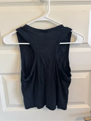 Intimately Free People Black Tank Top thumbnail 2