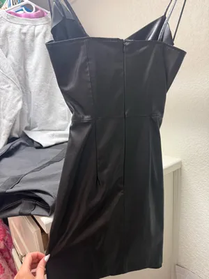 Zara Leather Dress thumbnail 5