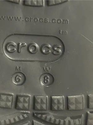 CROCS Black Slip-On Clog Sole thumbnail 8