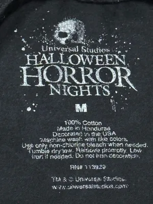 Universal Studios Halloween Horror Nights Shirt Black Size M thumbnail 9