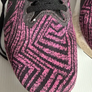 Oasics Sneakers Women's Size 9 1/2 Pink Black Lace Up Lightweight Preowned thumbnail 2