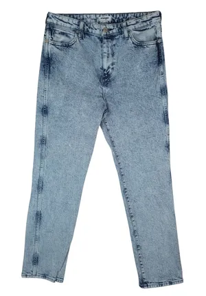 Wrangler Retro Slim Jeans Women 31x32 (31x28) Blue Acid Wash High‎ Rise Denim thumbnail 1