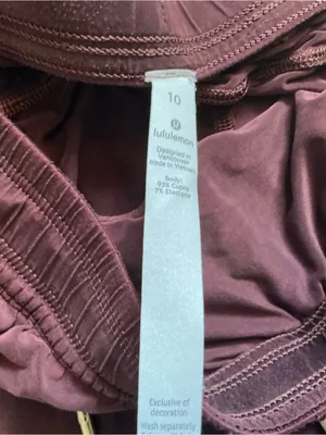 Lululemon principal dancer pant 32” midnight maroon size 10 thumbnail 10