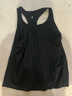 black lululemon swiftly tech tank top  thumbnail 1