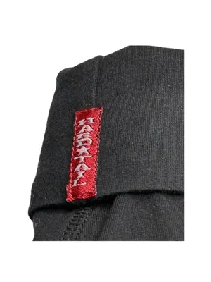 Y2K: new OG Hard Tail ✪ Stretch Fold Over Roll Down Hot Yoga Shorts ✪ Black ✪ M thumbnail 11