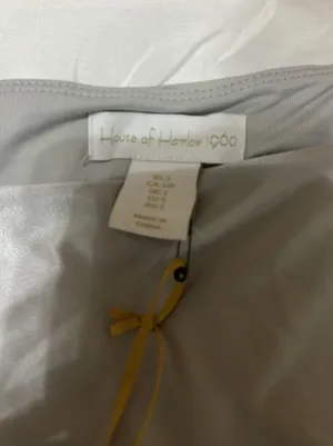 House of Harlow NWT Silver Bodysuit thumbnail 4