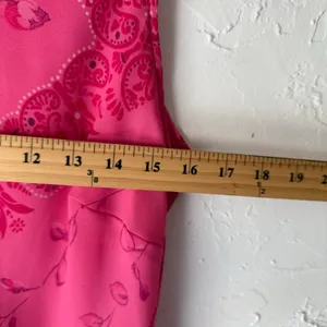 Studio‎ Y Y2K Juniors Size 9 Pink Fairy Asymmetrical Hem Prom HOCO Dress Floral thumbnail 8