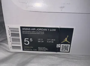 Jordan Nike Air  1 Wolf Gray thumbnail 9