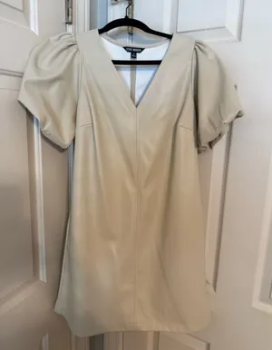 Steve Madden Leather Mini Dress thumbnail 1