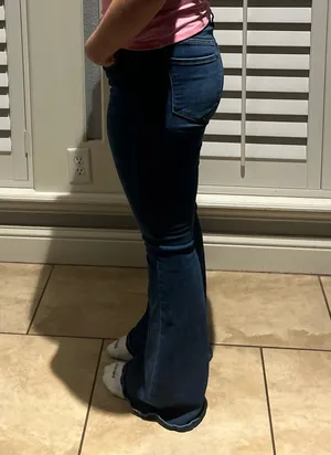 Boutique Rockin C dark wash flare jeans thumbnail 5
